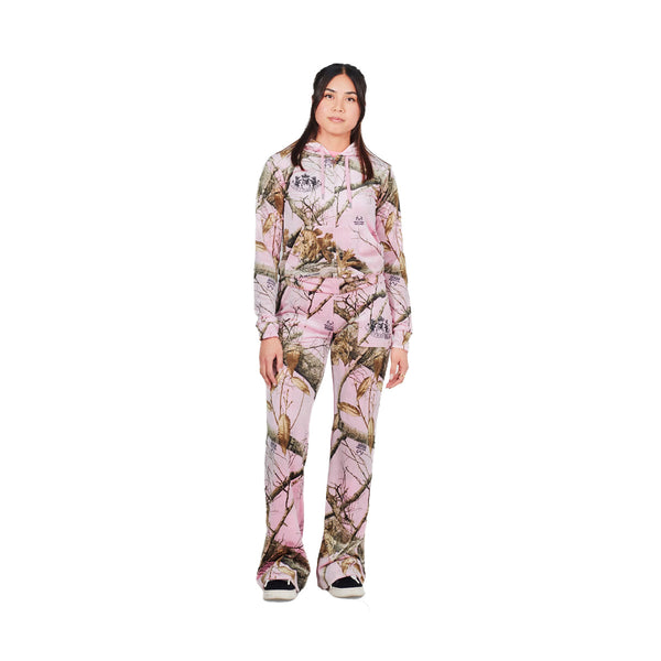 + Juicy Couture Wmns Realtree Velour Layla Track Pants 'Pink Edge'