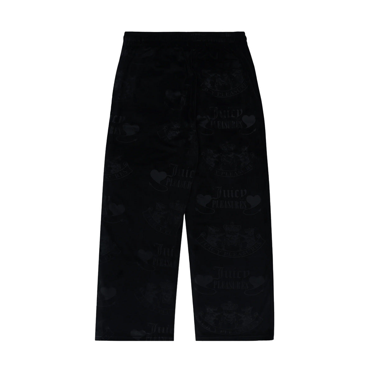 + Juicy Couture Crest Velour Track Pants 'Black'