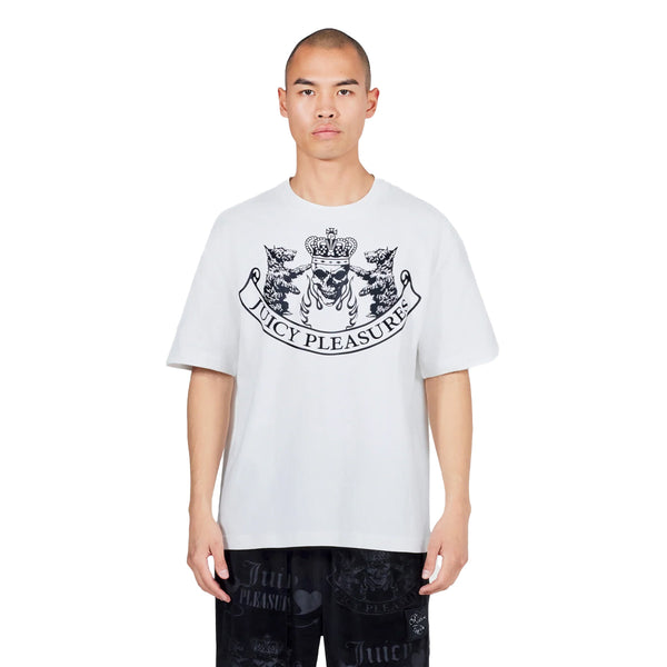 + Juicy Couture Skull Crest Heavyweight Tee 'White'