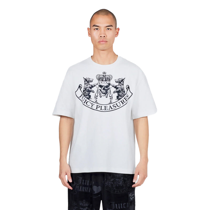 + Juicy Couture Skull Crest Heavyweight Tee 'White'