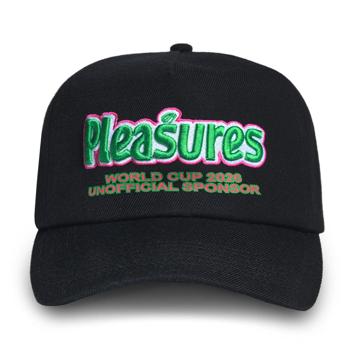 Sponsor 5 Panel Snapback Cap 'Black'