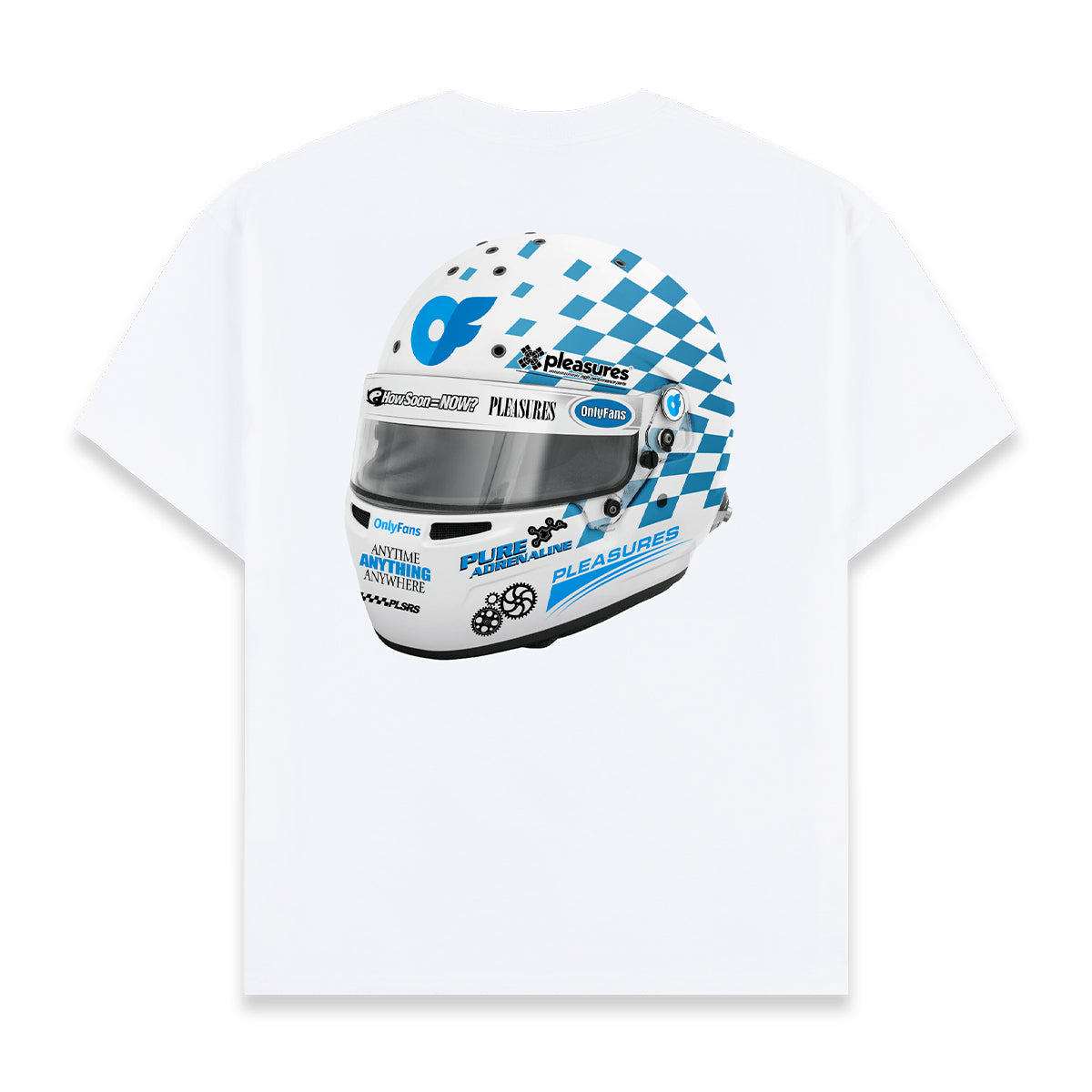 + OnlyFans Helmet Tee 'White'