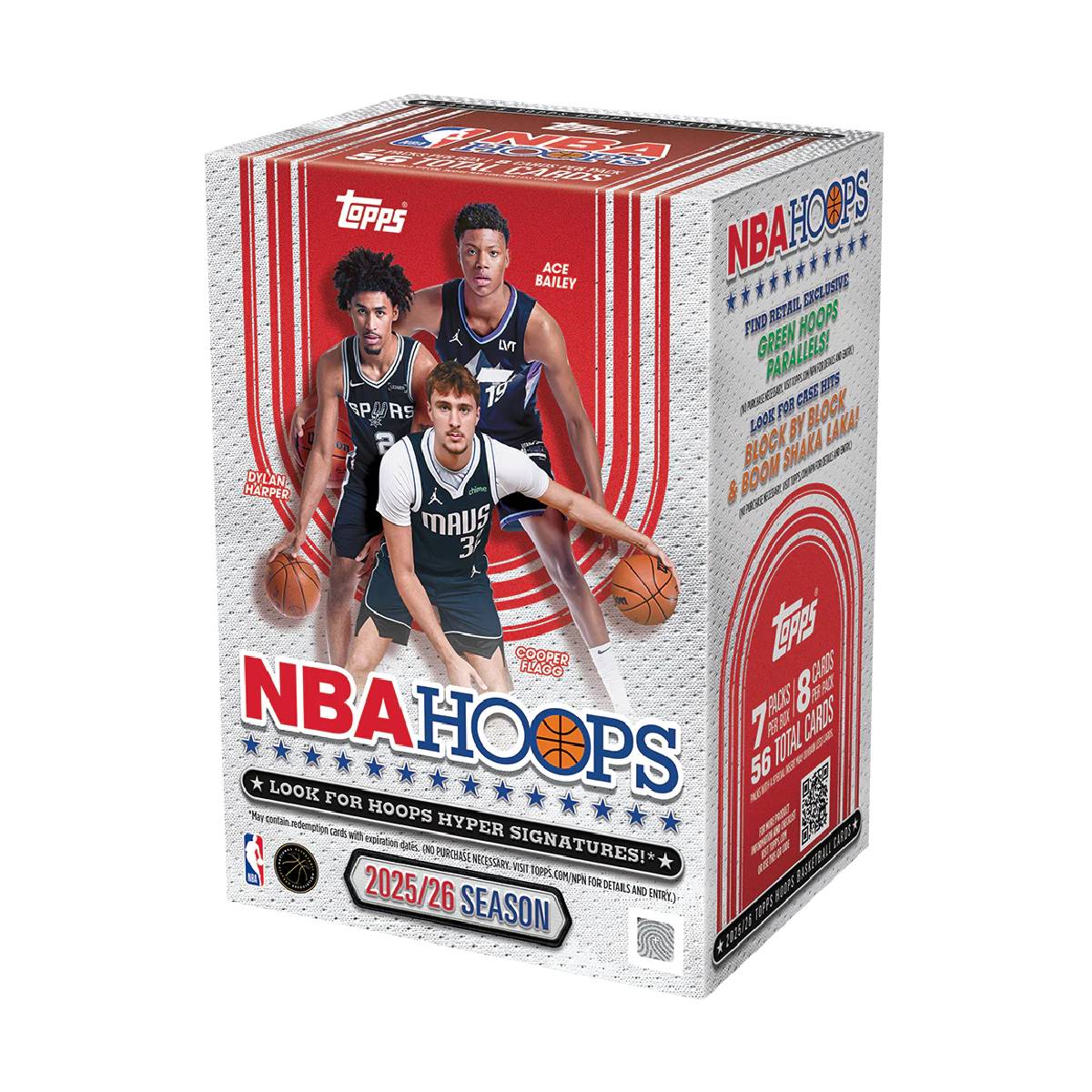 2025-26 Topps Basketball Hoops Value Box