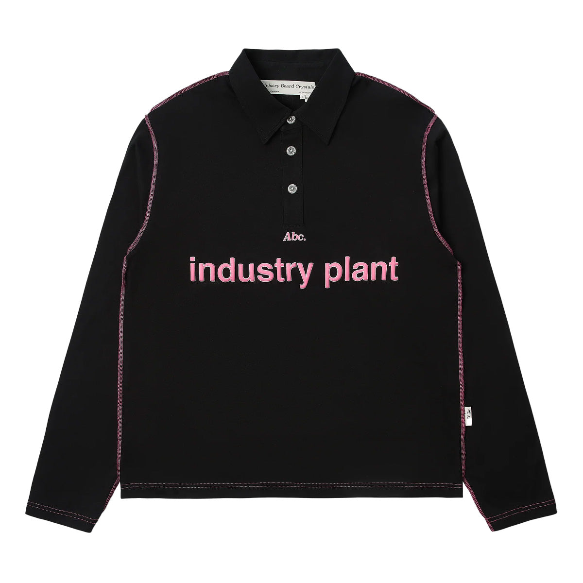Industry Plant Polo Rugby Shirt 'Black'