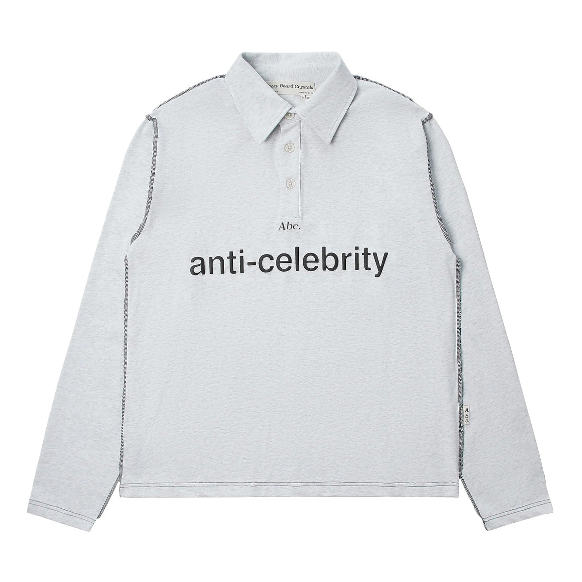Anti-Celebrity Polo Ruby Shirt 'Grey'