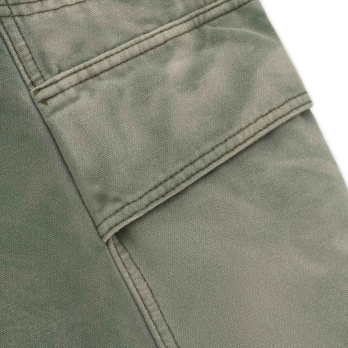 Canvas Cargo Pants 'Sage Green'