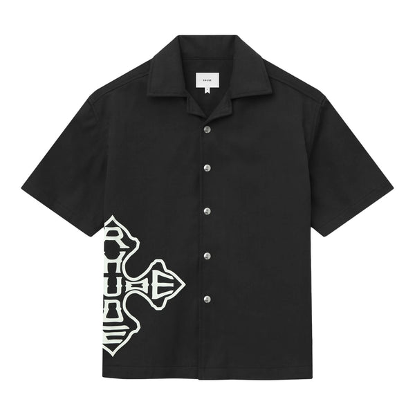 Cross Logo Snap Shirt 'Black'