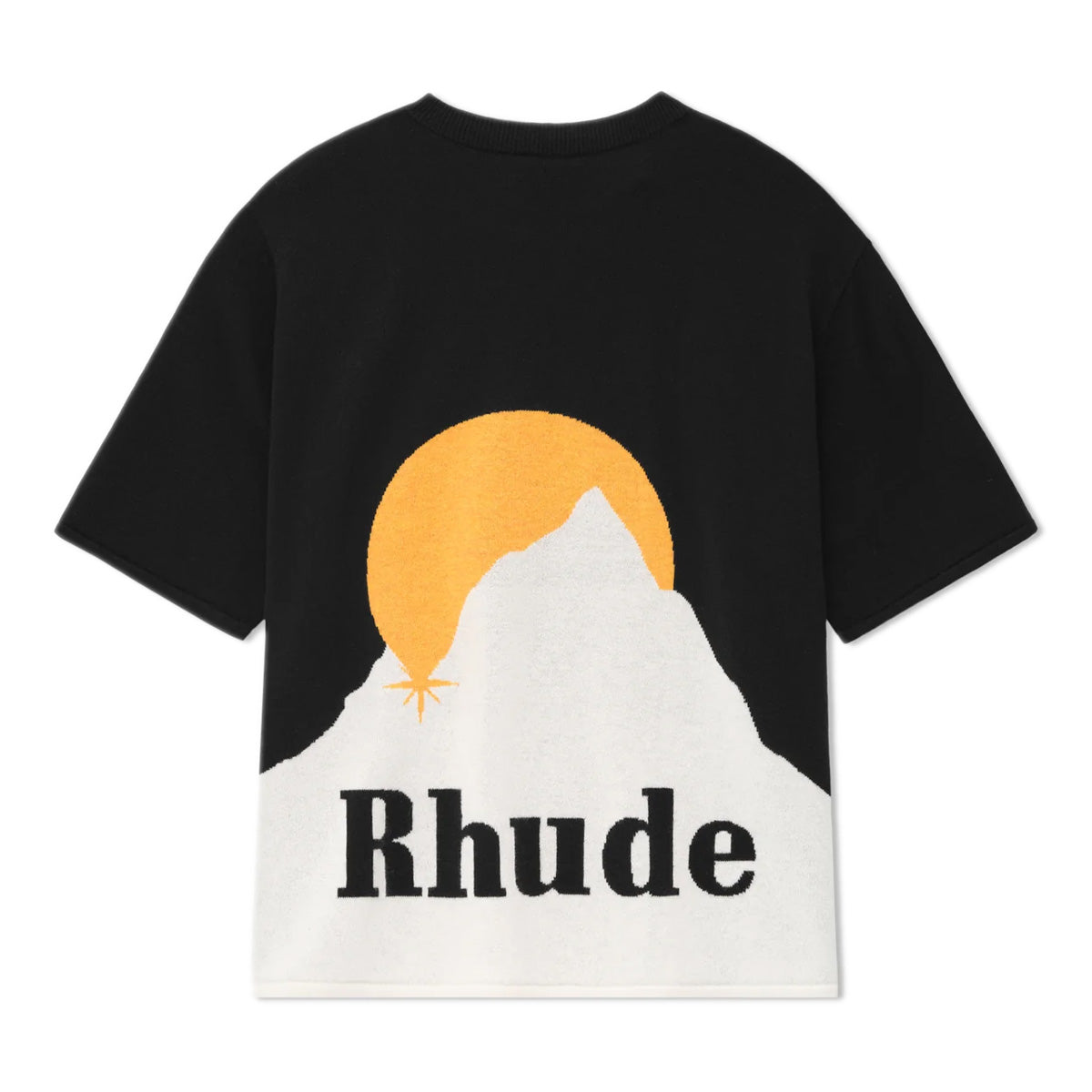 Moonlight Cashmere Knit Tee 'Black'