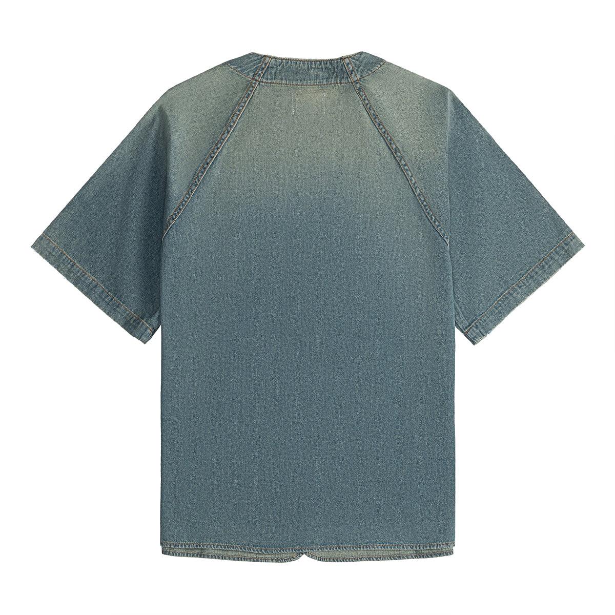 Baseball Denim Shirt 'Dark Indigo'