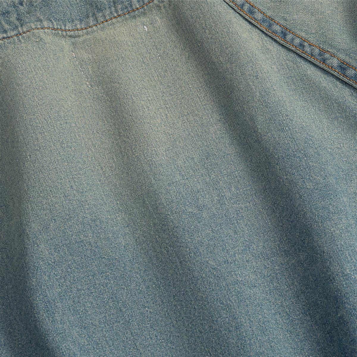 Baseball Denim Shirt 'Dark Indigo'