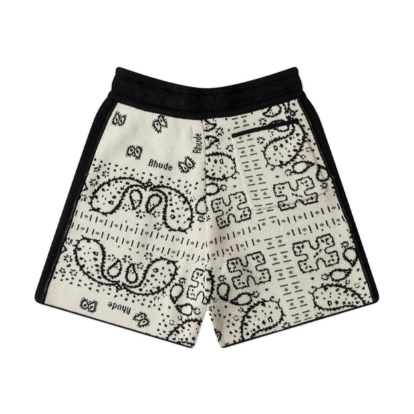 Banco Knit Shorts 'Black Ivory'