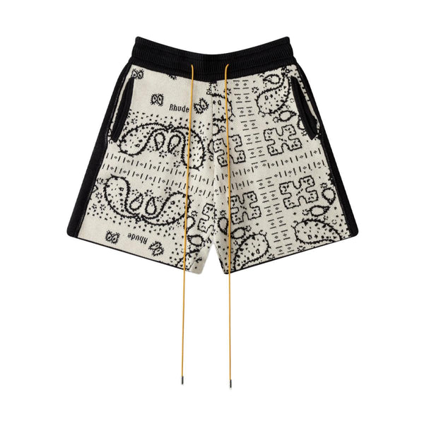 Banco Knit Shorts 'Black Ivory'