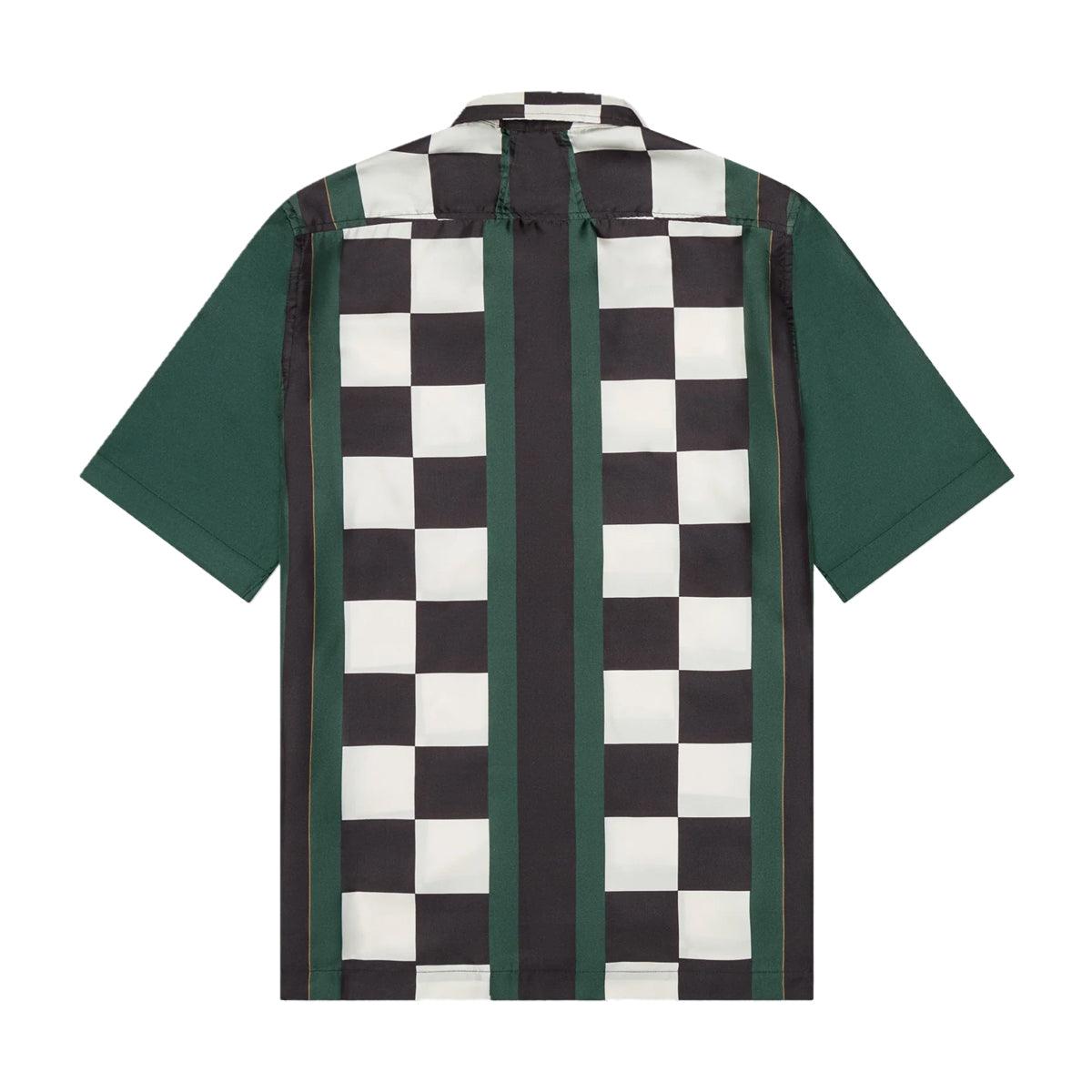 Race Flag Shirt 'Forest Black White'
