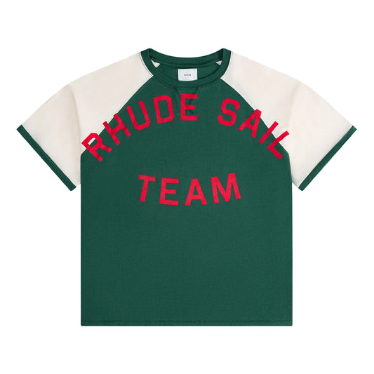 Oil Corp Raglan Tee 'Vintage Green'