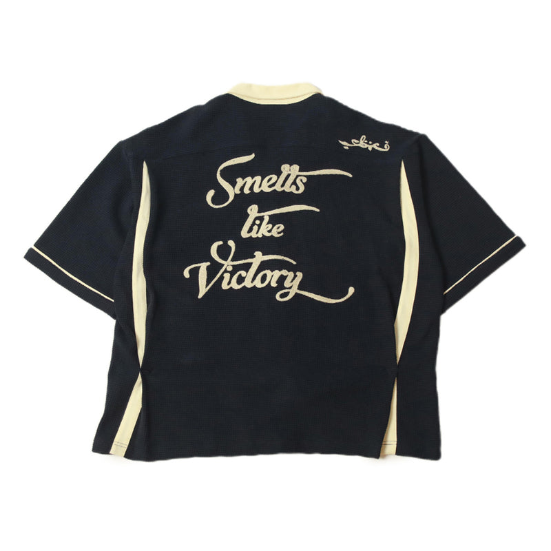 Victory Bowler Shirt 'Navy Cream'