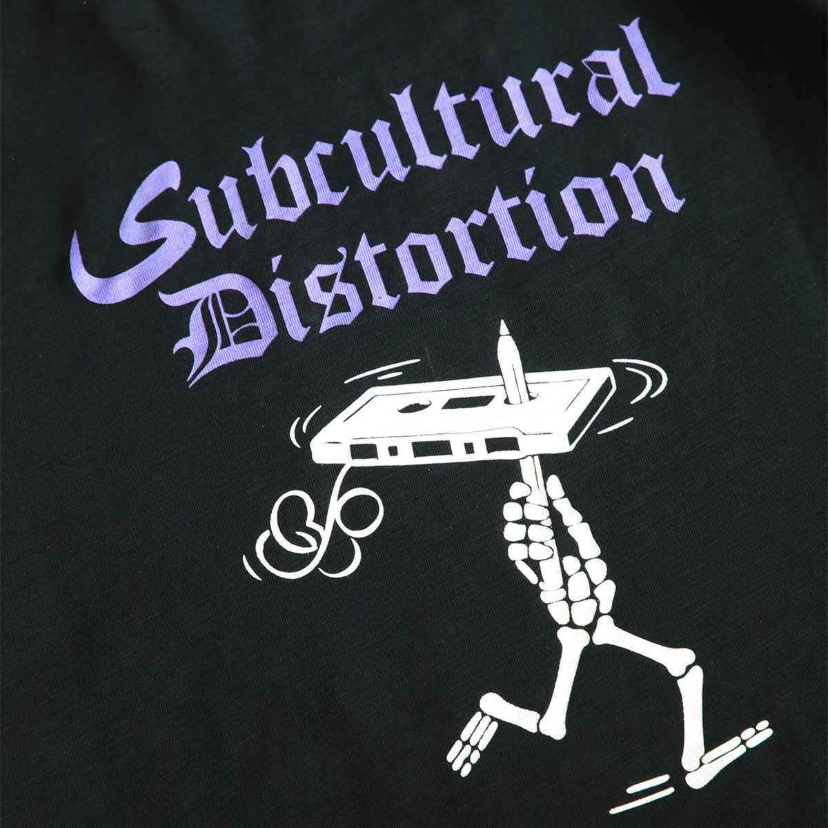 Subcultural Distortion Tee 'Black'