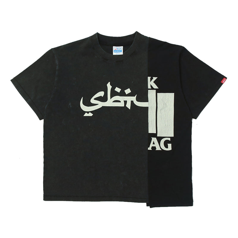 Vintage Mash-Up Rock Tee 'Black Flag'