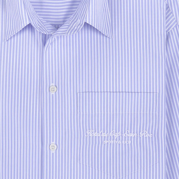 + Hotel du Cap Eden-Roc Cursive Oversized Shirt 'Blue White'