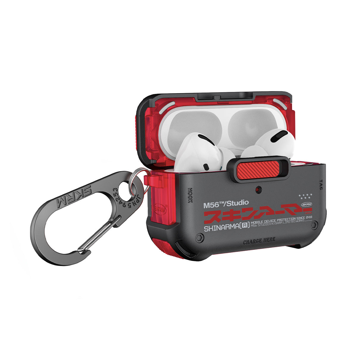+  Machine56 Mecha AirPods Pro Case 'Gunmetal'