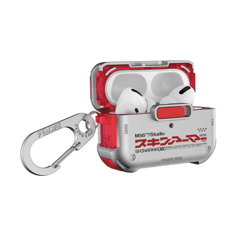 +  Machine56 Mecha AirPods Pro Case 'Chrome'