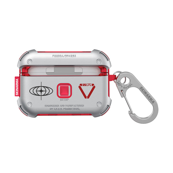 +  Machine56 Mecha AirPods Pro Case 'Chrome'