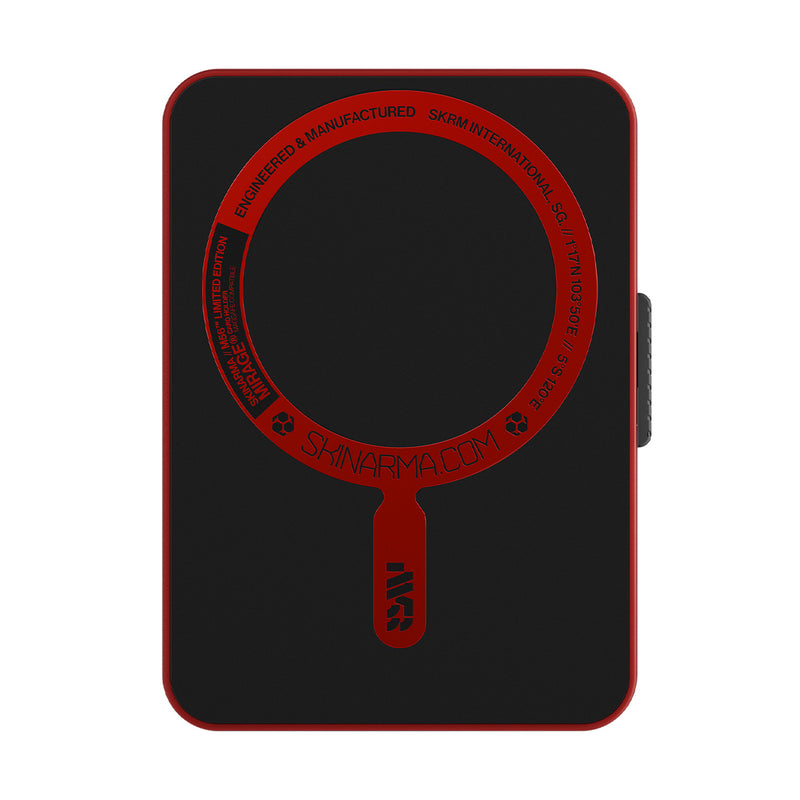 +  Machine56 Mirage Magnetic Cardholder 'Red'