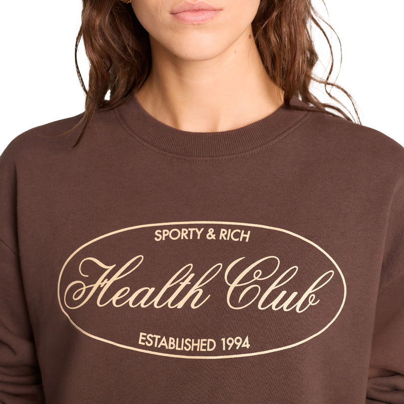 Oval Health Sweatshirt 'Chocolate'