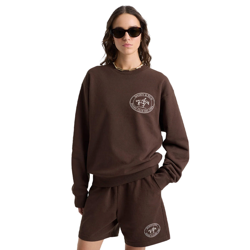 Riding Club Sweatshirt 'Chocolate'
