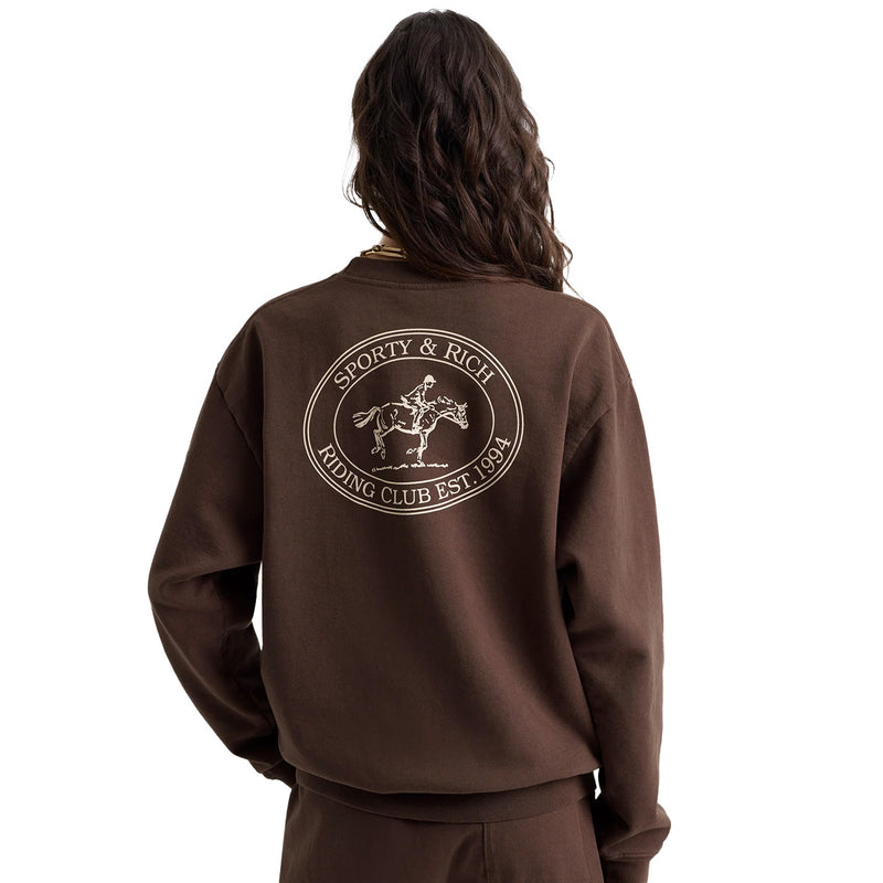 Riding Club Sweatshirt 'Chocolate'