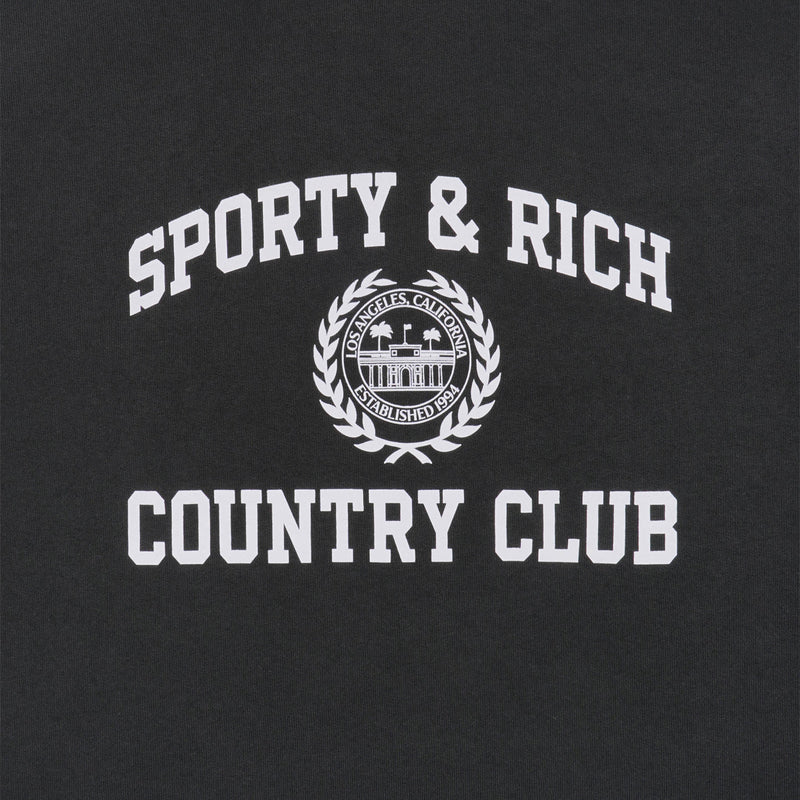 Varsity Crest Tee 'Faded Black'