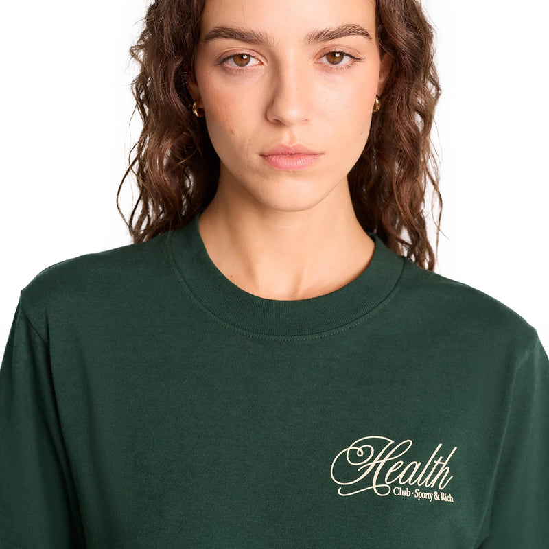 Health Script Tee 'Forest'