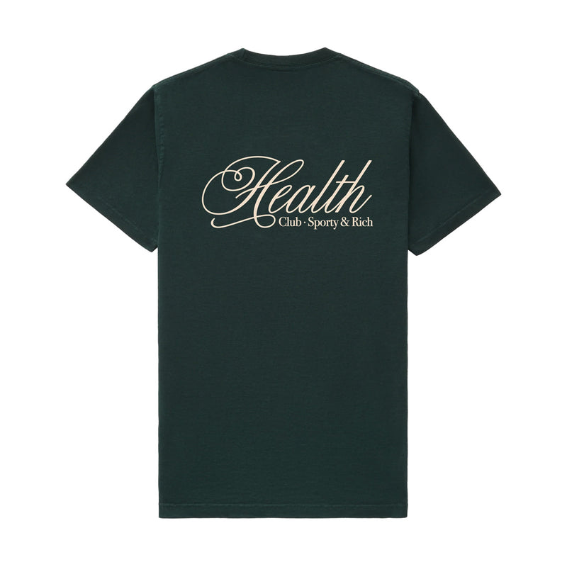 Health Script Tee 'Forest'