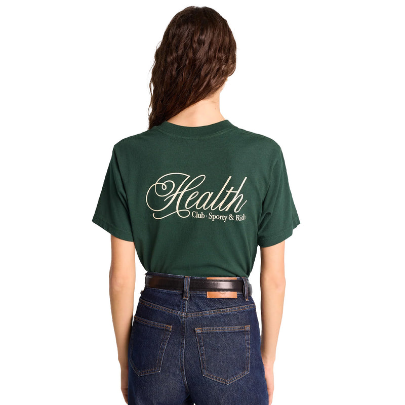 Health Script Tee 'Forest'