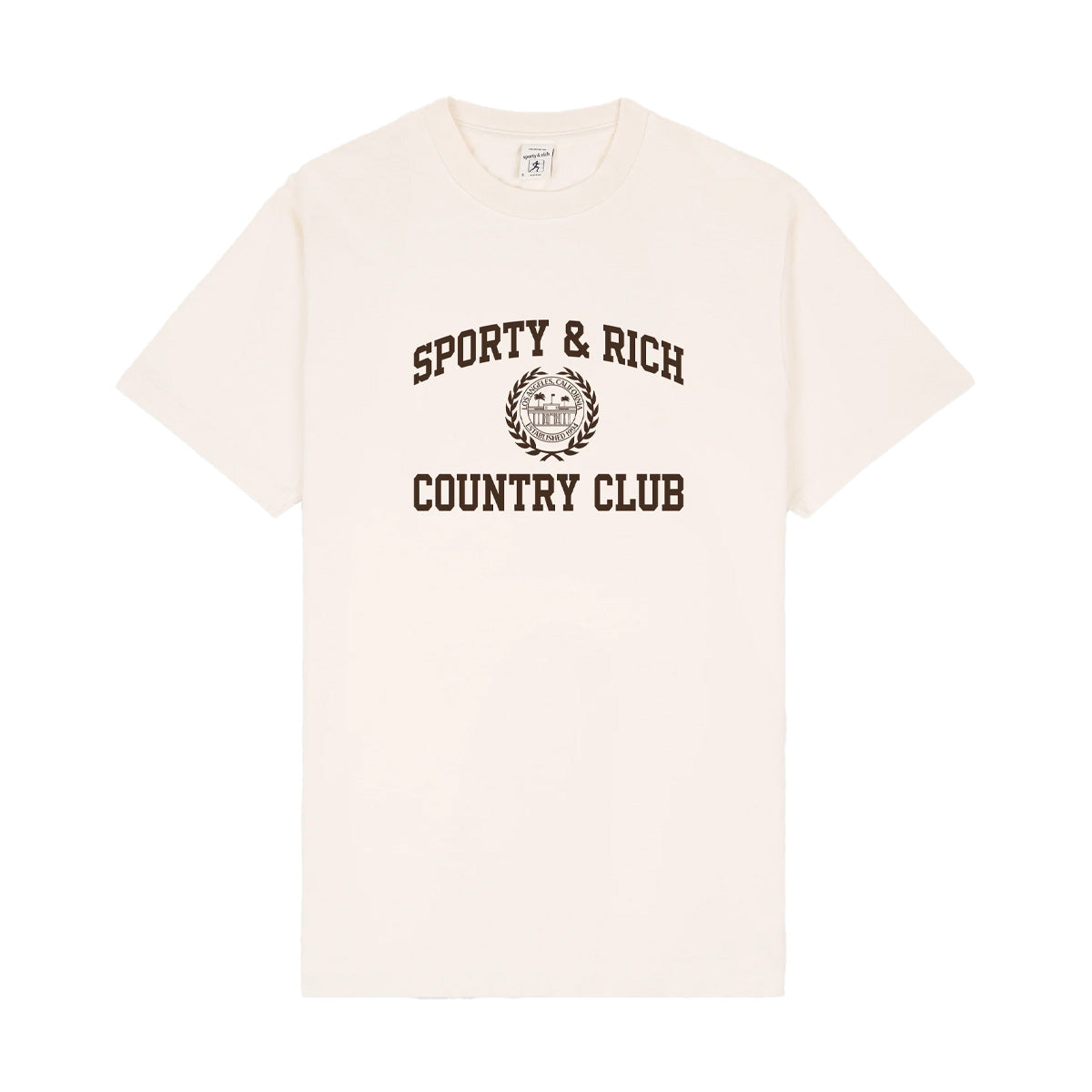 Varsity Crest Tee 'Cream'