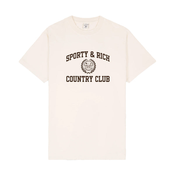 Varsity Crest Tee 'Cream'