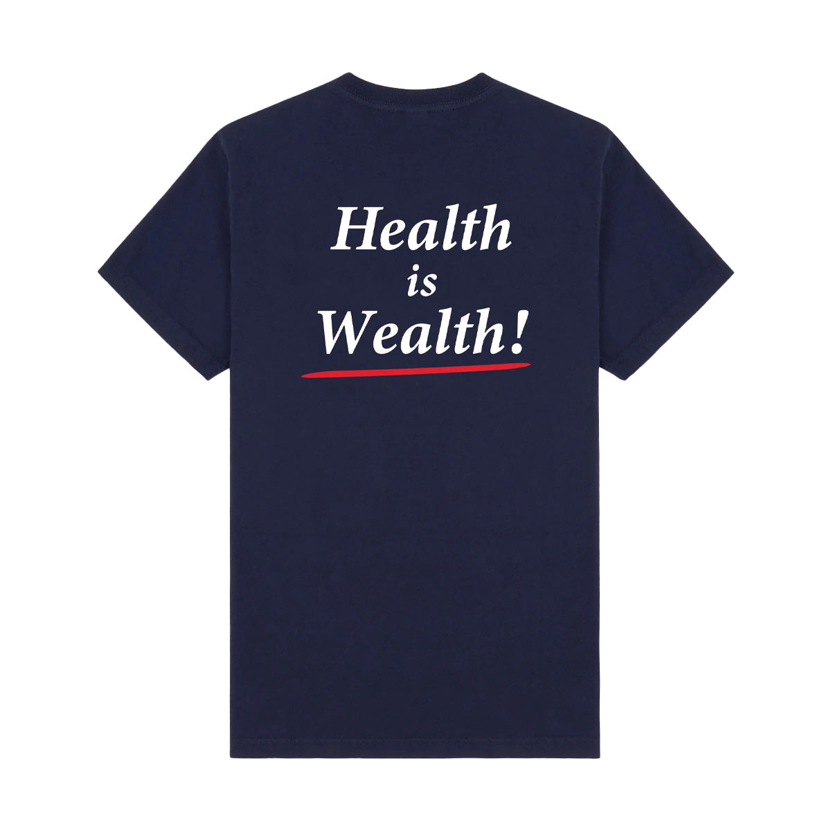 Health Is Wealth Tee 'Dark Navy'