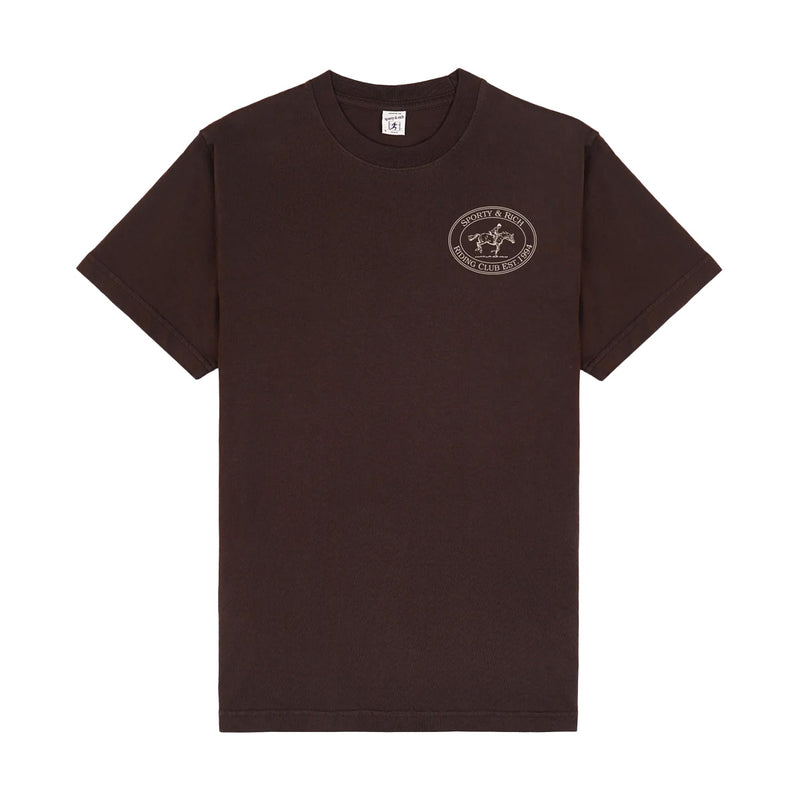 Riding Club Tee 'Chocolate'