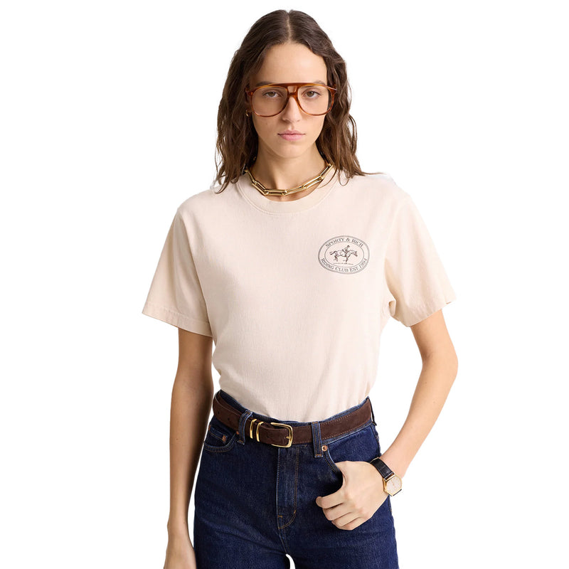Riding Club Tee 'Cream'