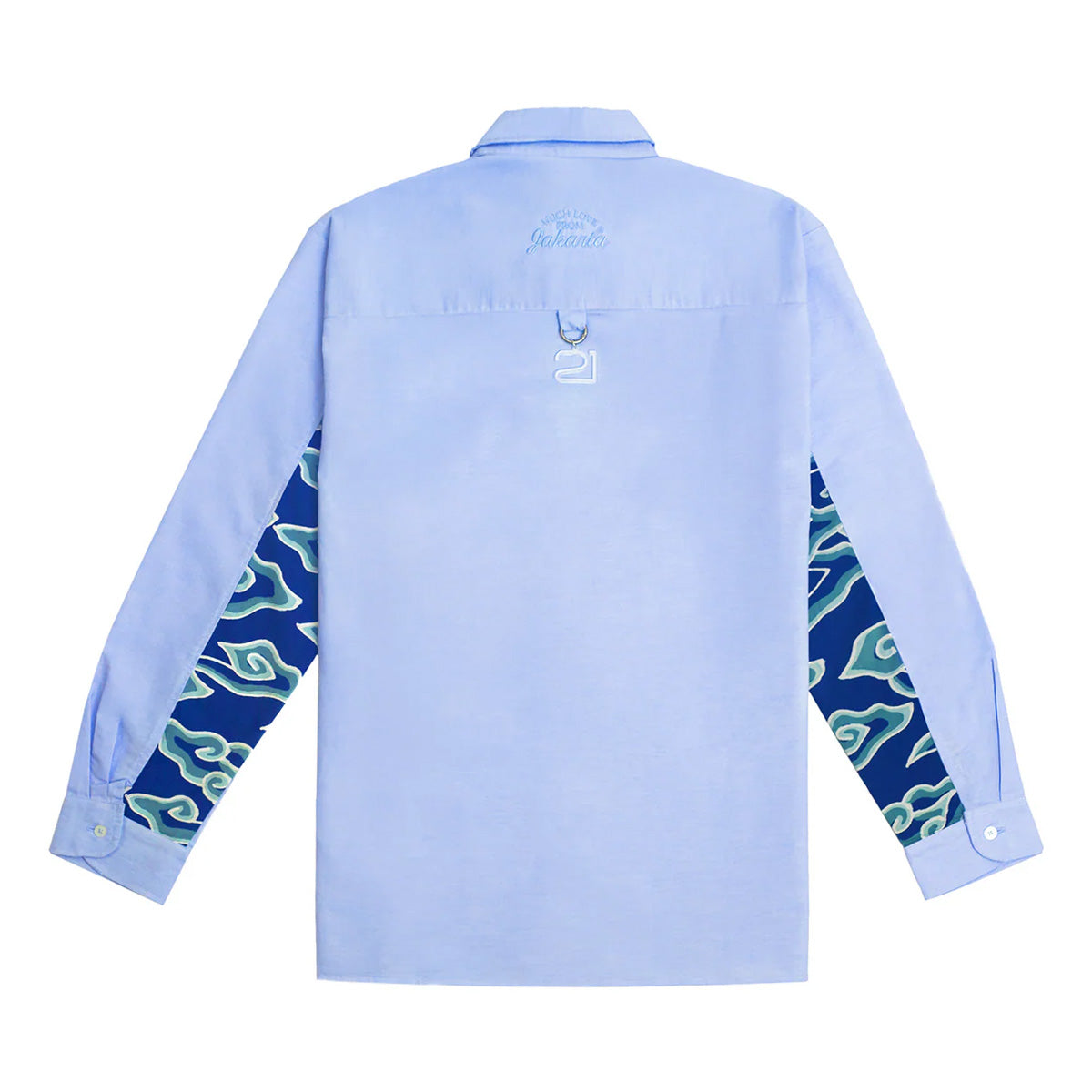 + 21MERCER Much Love From Jakarta Shirt 'Blue'