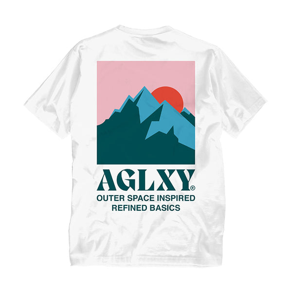 AGLXY Mountains 017 Tee 'White'