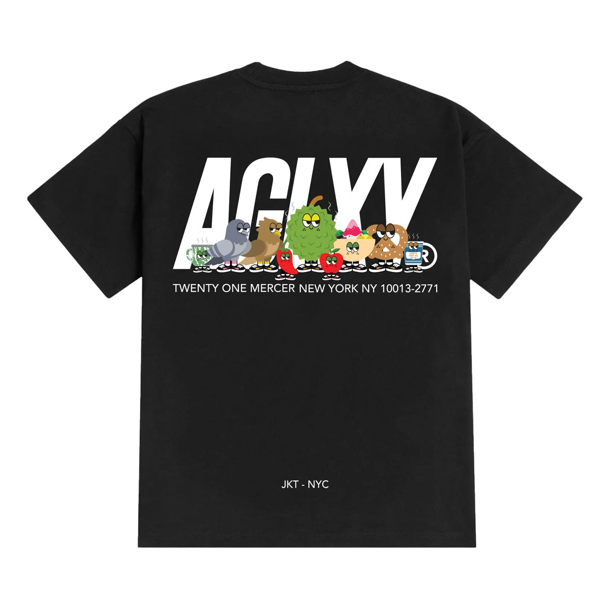 + 21MERCER From 021 to 212 Tee 'Black'