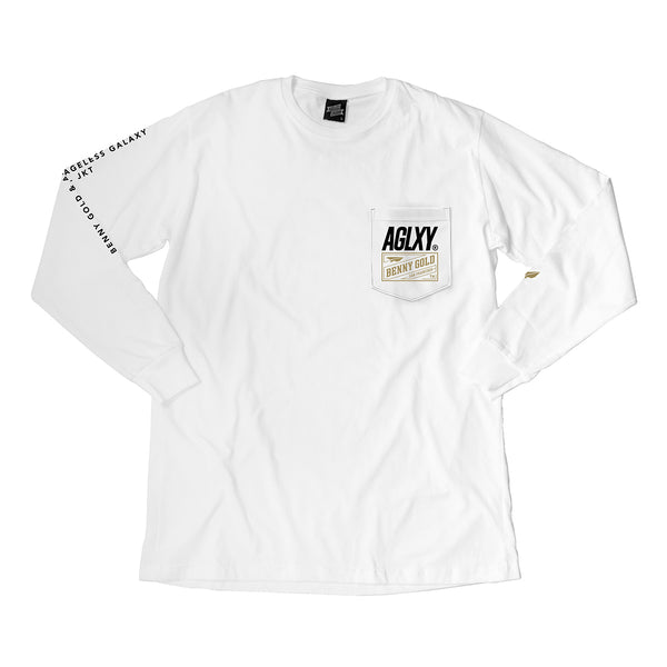 + Benny Gold Terry Gold L/S Tee 'White'