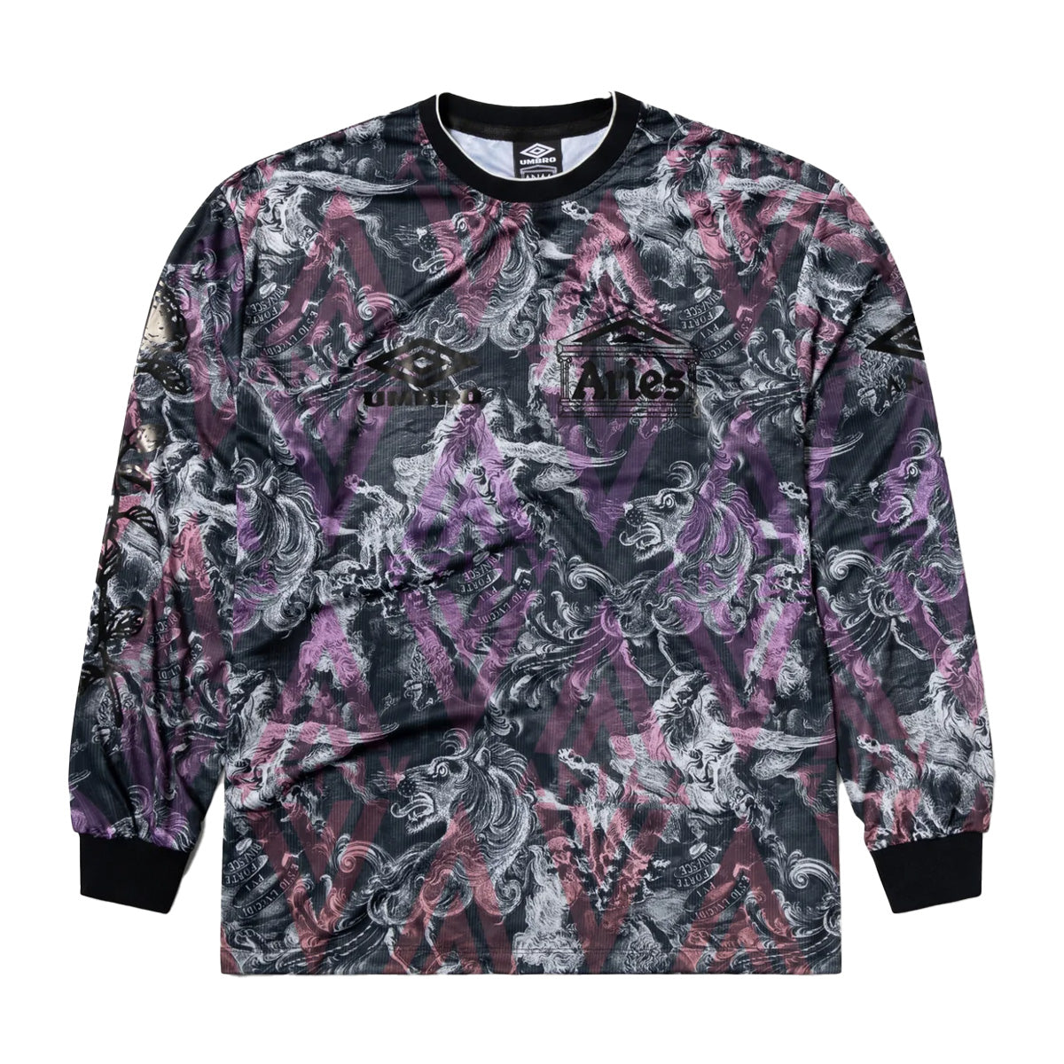 【ARIES】UMBRO X ARIES Goalie LS Football Jersey / BLACK Aries + Umbro Goalie L/S Football Jersey 'Black' – Limited Edt