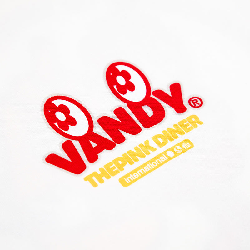 VTP Shop Logo Diner Tee 'White Red Yellow'