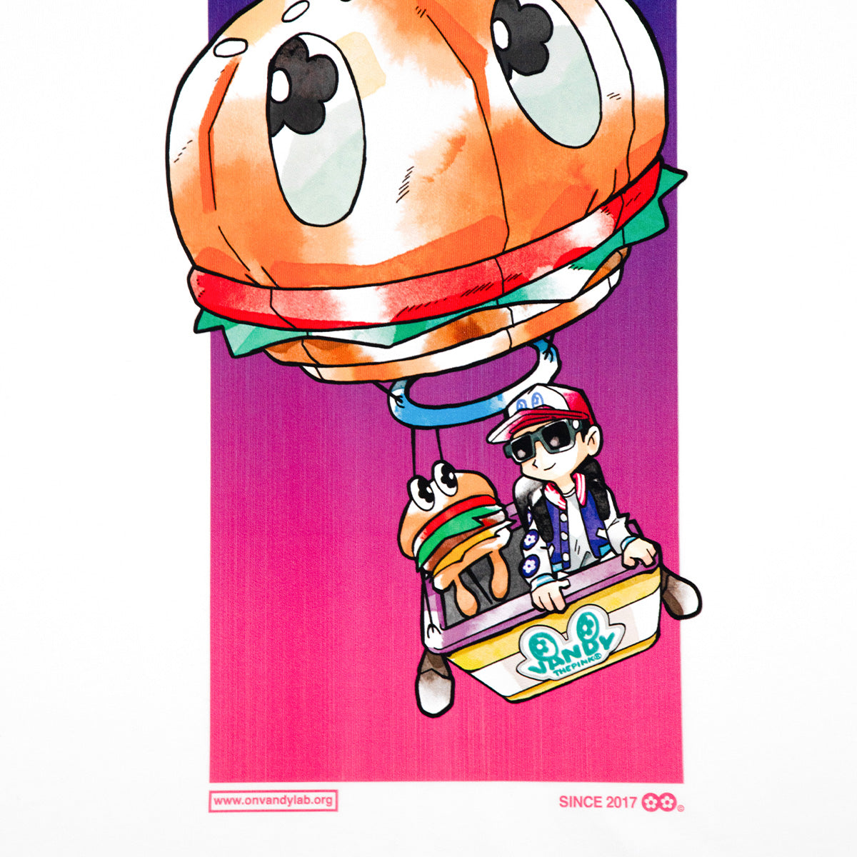 Anime Air Balloon Tee 'White'