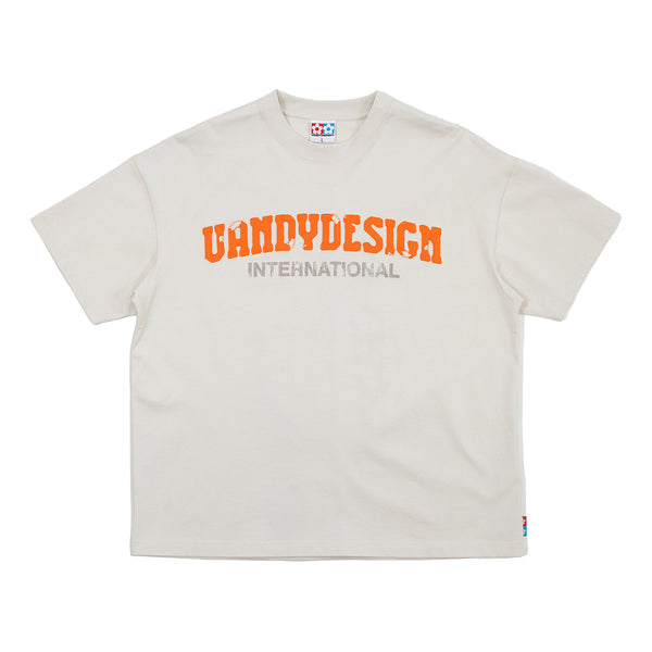 Design Flower Patch Tee 'Washed Grey'