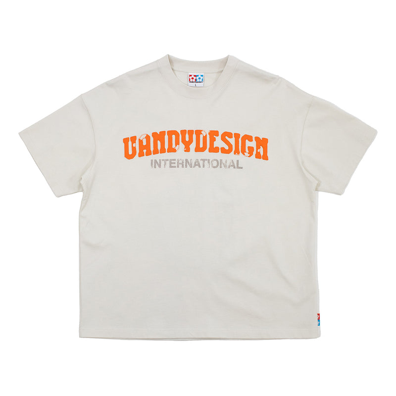 Design Flower Patch Tee 'Washed Grey'