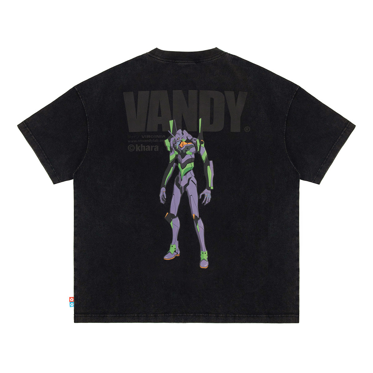 EvanGelion Tee 'Washed Black'