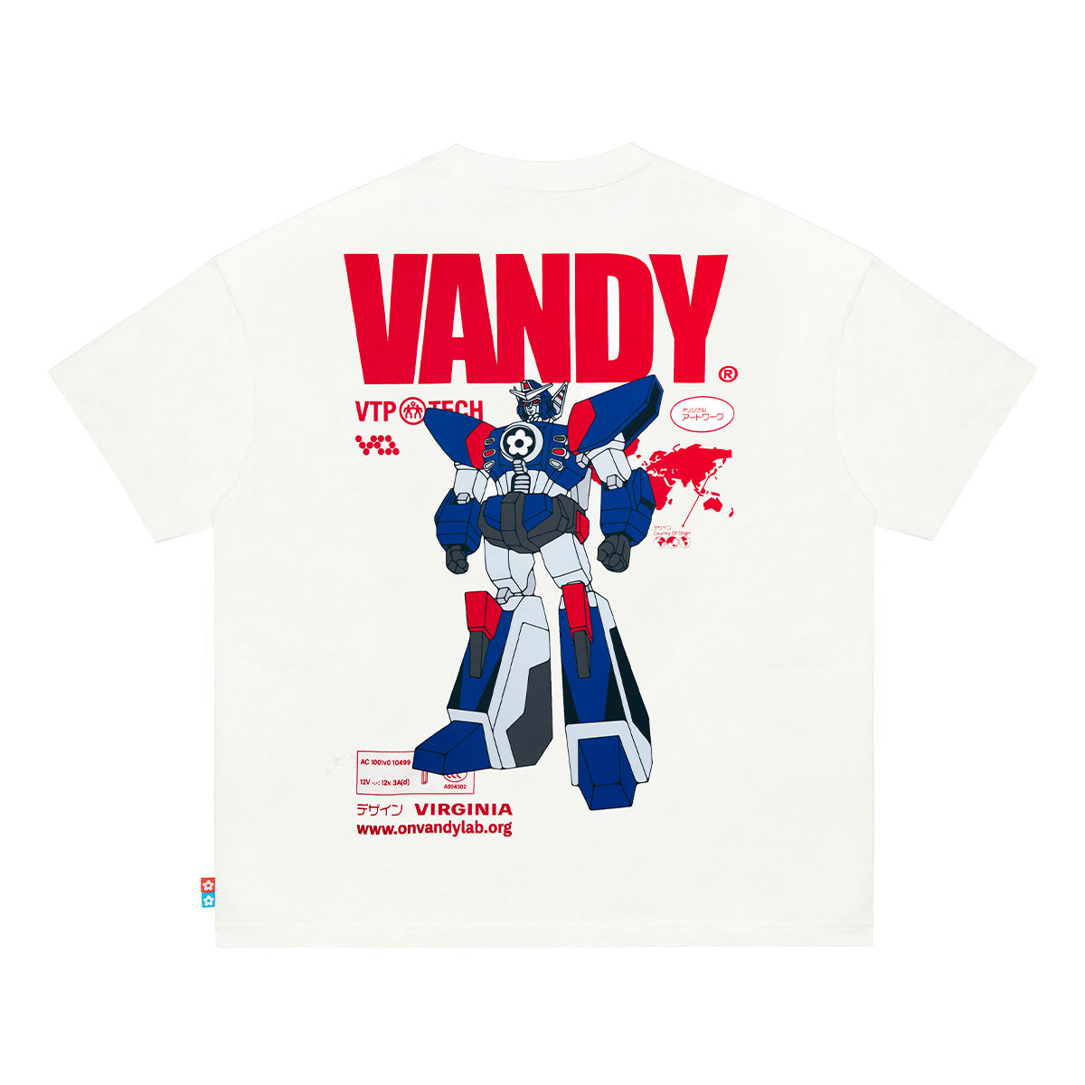 Robot Tee 'White'