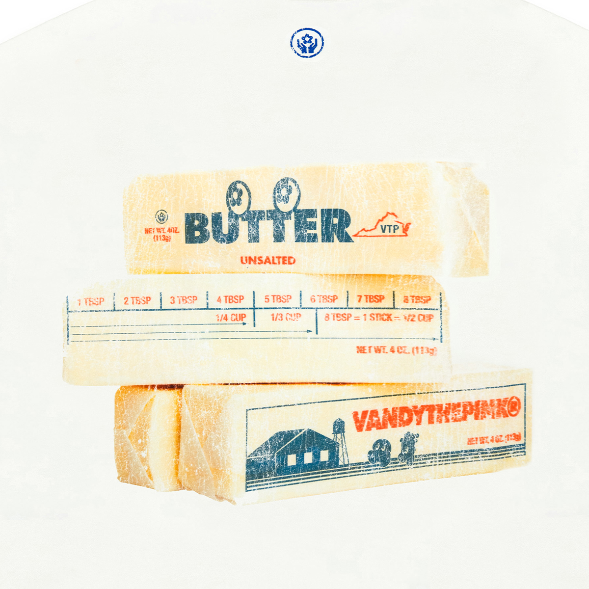 Butter Eye Logo Tee 'Butter Yellow'